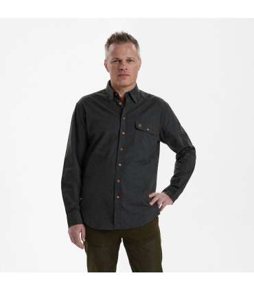 Chemise Liam Noir|Deerhunter