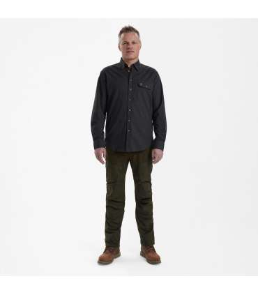 Chemise Liam Noir|Deerhunter