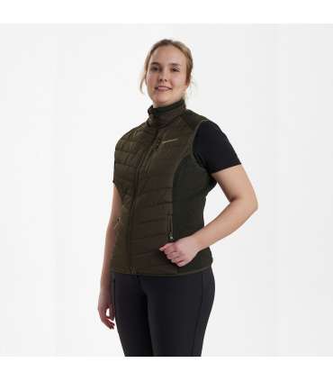 Gilet matelassé Lady Caroline Verte |Deerhunter