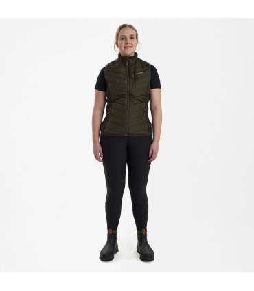 Gilet matelassé Lady Caroline Verte |Deerhunter