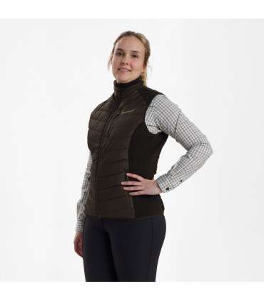Gilet matelassé Lady Caroline Marron |Deerhunter