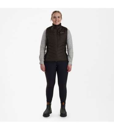 Gilet matelassé Lady Caroline Marron |Deerhunter