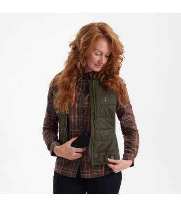 Gilet intérieur Lady Heat Verte |Deerhunter