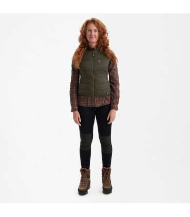 Gilet intérieur Lady Heat Verte |Deerhunter