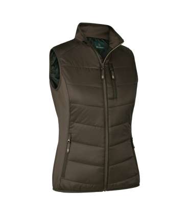 Gilet doudoune Lady Heat Marron|Deerhunter