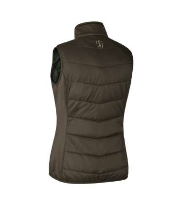 Gilet doudoune Lady Heat Marron|Deerhunter