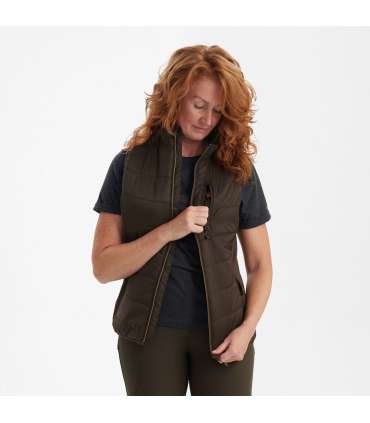 Gilet doudoune Lady Heat Marron|Deerhunter