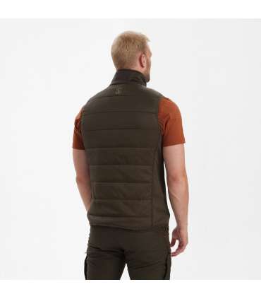 Gilet matelassé Heat Marron|Deerhunter