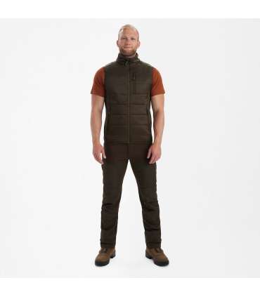Gilet matelassé Heat Marron|Deerhunter