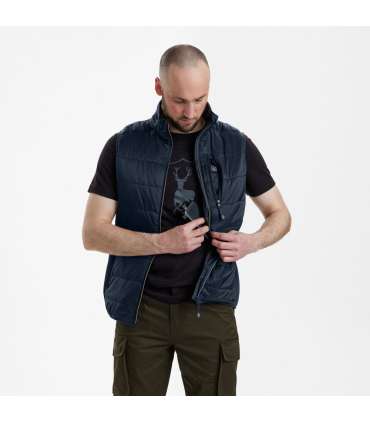 Gilet matelassé Heat  Bleu |Deerhunter