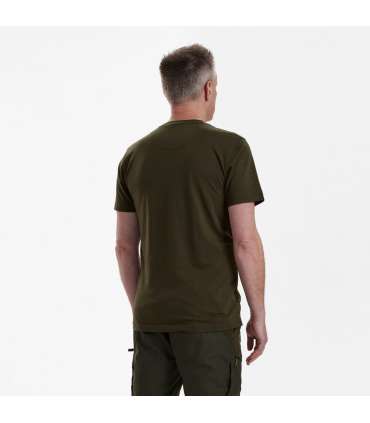 T-shirt Nolan Vert |Deerhunter