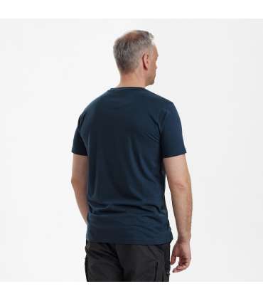 T-shirt Nolan Bleu |Deerhunter