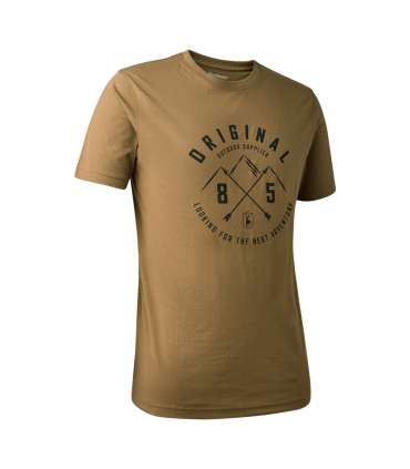 T-shirt Nolan Beige |Deerhunter