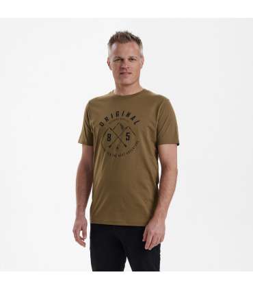 T-shirt Nolan Beige |Deerhunter