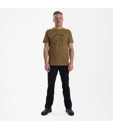 T-shirt Nolan Beige |Deerhunter