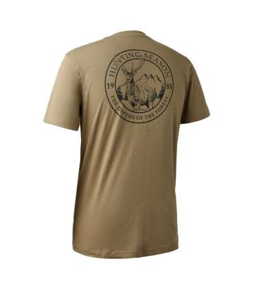T-shirt Easton Beige |Deerhunter