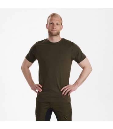 T-shirt Easton Vert |Deerhunter