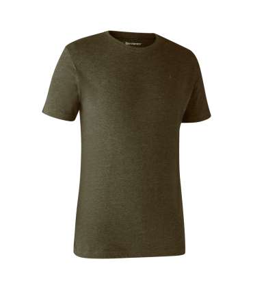 Lot de 2 t-shirts basiques Gris + Vert |Deerhunter