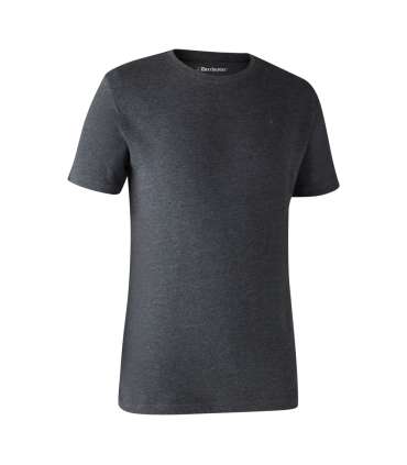 Lot de 2 t-shirts basiques Gris + Vert |Deerhunter