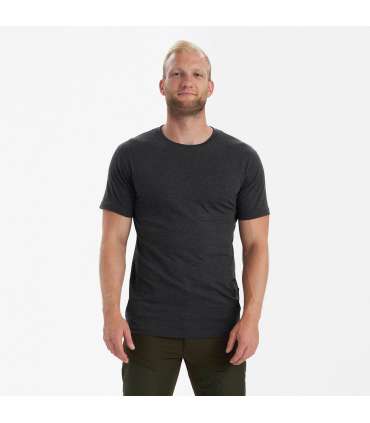 Lot de 2 t-shirts basiques Gris + Vert |Deerhunter