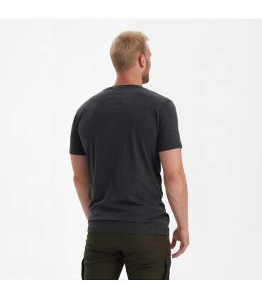 Lot de 2 t-shirts basiques Gris + Vert |Deerhunter