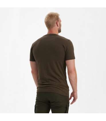 Lot de 2 t-shirts basiques Gris + Marron |Deerhunter