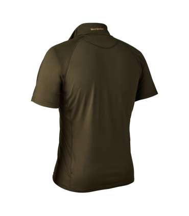 T-shirt isolant Excape avec col zippé |Deerhunter