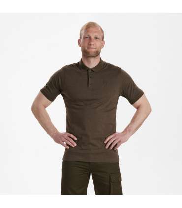 Chemise Polo Gunnar Marron|Deerhunter