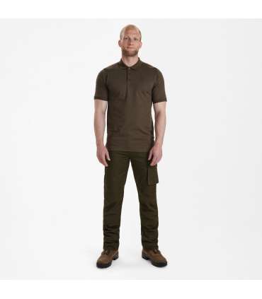 Chemise Polo Gunnar Marron|Deerhunter