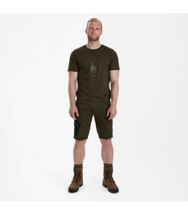 T-shirt Deer Marron |Deerhunter