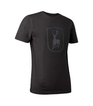 T-shirt Deer Noir |Deerhunter