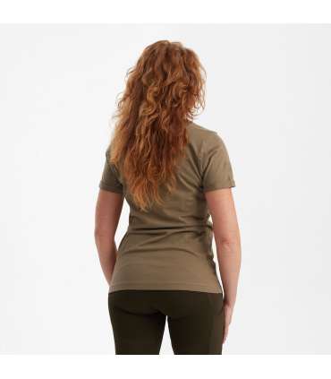 T-shirt Lady Ella Beige|Deerhunter