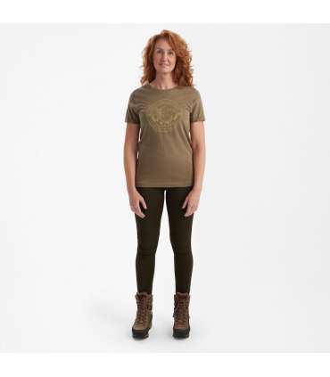 T-shirt Lady Ella Beige|Deerhunter