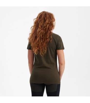 T-shirt Lady Ella Vert|Deerhunter