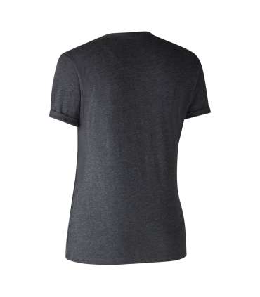 Lot de 2 t-shirts basiques femmes Gris & Marron |Deerhunter