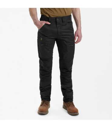 Pantalon Extensible Rogaland avec contraste Noir|Deerhunter