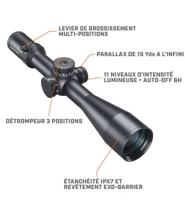 Lunette te tir match Pro Ed 5-30X56 | Bushnell