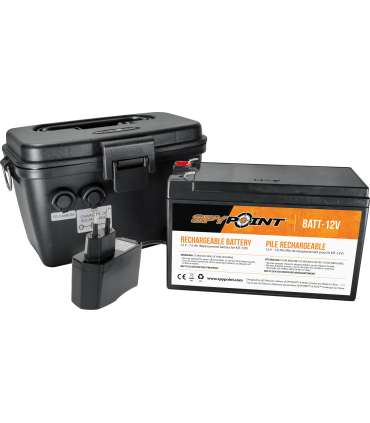 Batterie 12v  - Chargeur et boitier | SPYPOINT