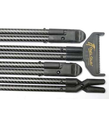 Canne Bush Essential Carbone Noire | 4 Stable Sticks