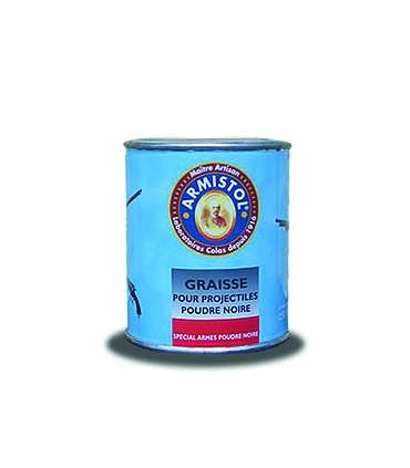 GRAISSE PROJECTILES POUDRE NOIRE 250ML | Armistol