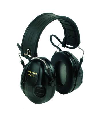 Casque anti-bruit SPORTTAC -  Noire/Rouge | 3M Peltor