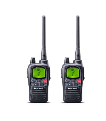PACK DE 2 TALKIE WALKIE G9 PRO NOIR + OREILLETTE | Midland