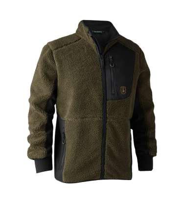 Veste Rogaland en fibre de velours Verte | Deerhunter