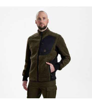 Veste Rogaland en fibre de velours Verte | Deerhunter