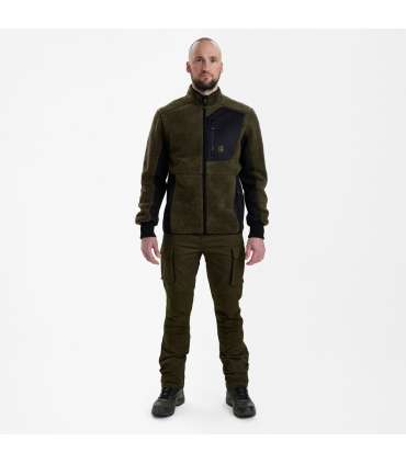 Veste Rogaland en fibre de velours Verte | Deerhunter