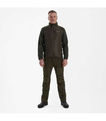 Veste Doudoune Moor avec tricot Marron | Deerhunter