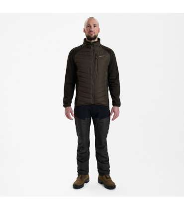 Veste Doudoune Moor avec tricot Marron | Deerhunter