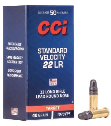 Standard Velocity - 40 Grains - 22 LR par 500 | CCi