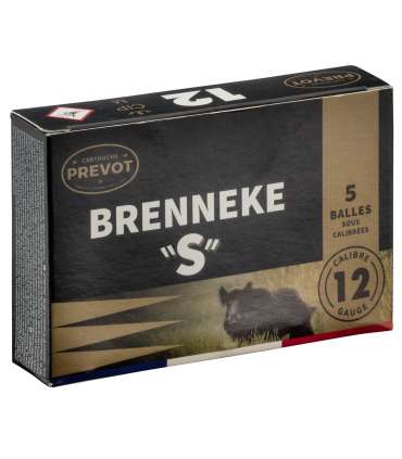 Balles de fusil BRENNEKE ''S'' Magnum - Cal 12/76 | Prevot