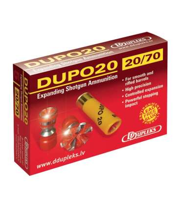 Balles de fusil DUPO 20 - Cal 20/70 | D Dupleks